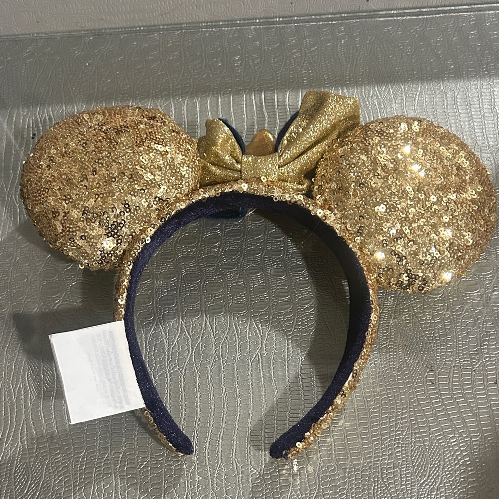 Disney Parks Wish the Movie gold sequined Minnie Mouse ears - Picture 3 of 3